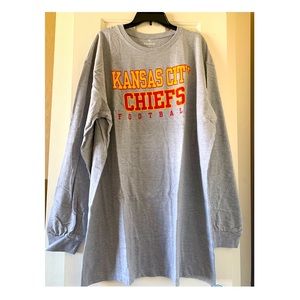 KC Chiefs Grey Long-sleeve shirt
